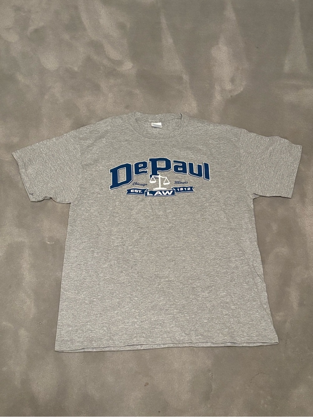 DePaul Law T-Shirt | Color: Gray | Size: Large